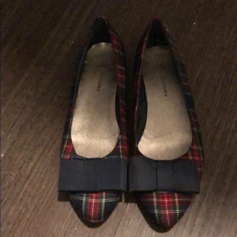 Plaid flats